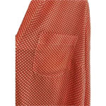 Outback Red  Women's‎ Redish Pink-Coral Polka Dot Blouse Size Medium Lightweight Photo 1