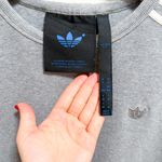 Adidas originals blue version waffle knit crop top dolphin hem shorts set gray M Size M Photo 6