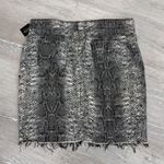 Coco + Carmen  Black & Gray Snake Print Pencil Skirt - Size XL Photo 1