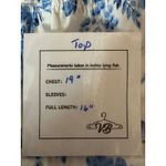 AQUA  Sleeveless Square Neck Blue Toile Crop Top & Midi Tiered‎ Skirt  Size L NWT Photo 15