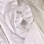 Caroline Constas Irene Ruffle Eyelet White Off Shoulder Mini Dress size 6 Photo 9