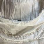 Greylin  by Anthropologie Elegant White Strapless wide leg jumpsuit size small #7 Photo 15