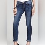 CURRENT/ELLIOT The rolled skinny loved tux black lace blue denim NEW size 27 Photo 2