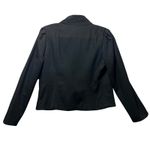 Vintage 80s European Connection Wool Blend Shawl Collar Cropped Blazer L Black‎ Black Size undefined Photo 7