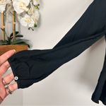 J.Crew Shirred Waist Corset Top in Viscose Crepe Black Size 2 X-Small NWT Photo 6