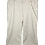 J.Crew Slim Wide Leg Cream Cotton Blend Pants Size 37 NWT Photo 0