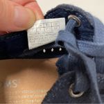 Toms  Lenox Navy Blue Suede Sneakers Size 7 Photo 3