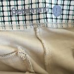 Betabrand  Plaid Yoga Dress Pant LP Cream Navy Mint Green Pull On Style Straight Photo 4
