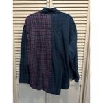 Wild Fable Plaid Long Sleeve Flannel Shirt Purple/Green Size Medium Button Up Photo 3