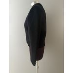 Vintage Carroll Reed Size 12 Black Wool Cardigan Sweater Jacket Quiet Luxury NEW Photo 3