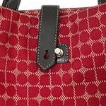 Kate Spade Vintage Dot Noel Jacquard Tote - Burgundy Red - Monogram Collection Photo 8