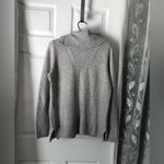 White House | Black Market Cable Knit Pullover Sweater Beading Sz L buttons neck Photo 9