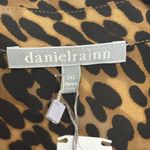 Daniel Rainn NWT  Zaro Button Up Blouse in Tan Animal Print - Size XXL Photo 2