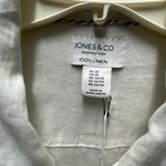 Jones New York NWT  size 3X white Linen jacket Photo 2