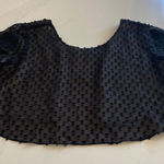 Wildfox  medium black crop top open back Photo 0