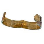 Spartina 449  Daufuskie Island hinged bangle bracelet Gold Black White Red Photo 5