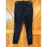 Calvin Klein Jeans CALVIN KLEIN Womens Black High Rise Skinny Button Fly Jeans NWT Size 4 (5081) Photo 3