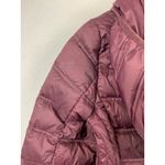 Michael Kors Womens XS Packable Down Puffer Jacket Nylon Plum Photo 6