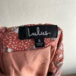 Lulus Lulu’s Carnation Crush Terra Cotta Floral Print Two-Piece Dress Sz Small Photo 7