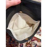 Margot New York Black Leather Shoulder Bag Zip Top Hobo Purse Photo 8