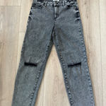 RSQ  Women's Distressed Gray High rise Straight Leg Jeans 👖 Photo 0