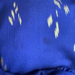 Everly  Royal Blue with Gold A-line Mini Dress Women’s size Small Photo 6