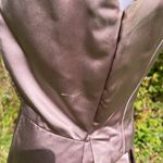 Vintage Handmade purple stain cocktail dress size Small Gray Photo 4