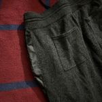 autumn cashmere  cashmere grey jogger drawstring lounge pants Trim sheep skin Photo 3