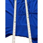 NEW Lulus Womens Royal Blue Long Sleeve Ruched V Photo 5