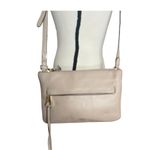 Vince Camuto Leather Double top zipper Crossbody Handbag. Photo 3