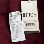 FIGS Kade Cargo Scrub Pants in Burgundy, Size X-Small Photo 8