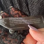 Eileen Fisher Beach Hemp Black Midi Shift Dress Lace Mesh Resortwear Size Large Photo 7