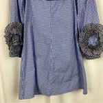 Alexis Miquela Blue Gingham Plaid Mini Dress Sz.XS Photo 12