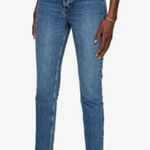 ANINE BING  Sonya Jean Button Fly Mid Indigo Blue Womens Pants Size 26 Photo 0