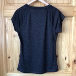 Ideology 𝅺 charcoal spacedye v-neck activewear fitted workout tee size medium Photo 6