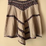 Isabel Marant Neutral Marta Linen Floral Patterned Mini Skirt Photo 10
