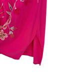 Johnny Was  Joya Embroidered Draped Relaxed Fit T-Shirt Pink Multicolor Medium Photo 7