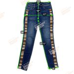 Driftwood  Jackie High Rise Jeans Southwest Embroidered Neutral Browns Size 26x28 Photo 7