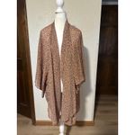 Aerie Leopard Print Kimono Sheer Lightweight Coverup Duster Small/Medium Photo 2