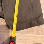 Loft Gray Wool Blazer Sz 12 Faux Fur Collar Tailored Jacket Photo 8