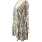 Roxy  April‎ Morning Long Sleeve V Neck Boho Pullover Mini Dress Size Medium NWT Photo 5