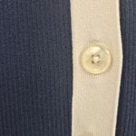 J.Crew  Navy and Cream Short Sleeve Bussiness office Sweather Dress Size Large Photo 5