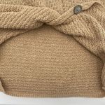 Ralsey Collared Crochet Sheer Shirt Coastal Size Large Cotton Brown Photo 7