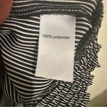 Maurice's Maurice’s Black & White Stripe Zip Up Top w/ cinched waist/sleeves XL Photo 3