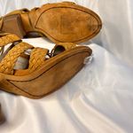 Hinge  Suede Leather Braided Strappy Chunky Heels. Very comfortable! Size 10 Photo 7