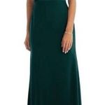 After Six Halter Neck Charmeuse & Crepe Gown Evergreen 18 Style 6834S Photo 0