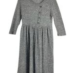 Bohme Böhme Gray Ribbed Knit Dress‎ Photo 0