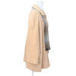 Herman Kay Vintage Wool Coat Jacket Overcoat w/Scarf 12 14 L Large XL Tan Photo 1