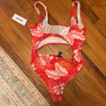 Hurley  One Piece Cut Out Swimsuit Size L Photo 4