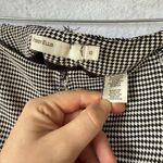 Perry Ellis Y2K  size 10 white black houndstooth skirt Photo 1